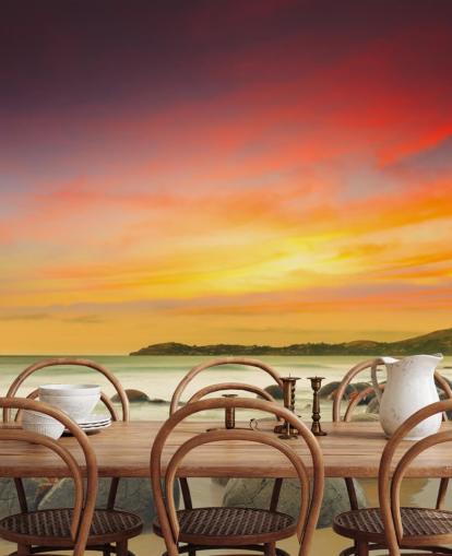 Auringonlaskun taustakuva Auringonlaskun taustakuva