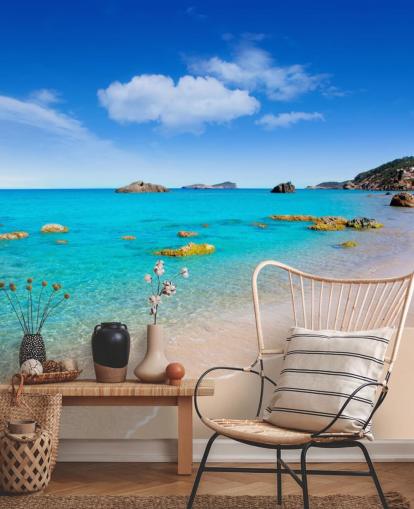 Playa de Ibiza Mural de pared Playa Playa de Ibiza Mural de pared Playa