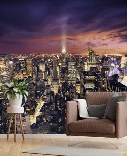dark new york skyline wallpaper mural called New York Skyscrapers for bedrooms and living rooms dark new york skyline wallpaper mural called New York Skyscrapers for bedrooms and living rooms