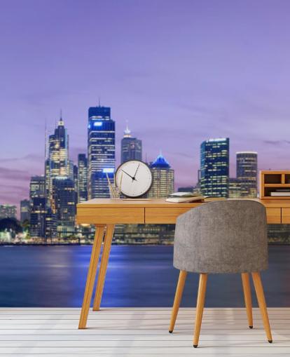 lilla himmel over sydney tapet lilla himmel over sydney tapet