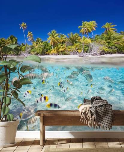 Tropical Fish by Island Shore Wall Mural Tropical Fish by Island Shore Wall Mural