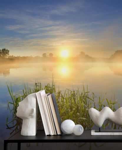 Sunrise Lake Wall Mural Sunrise Lake Wall Mural