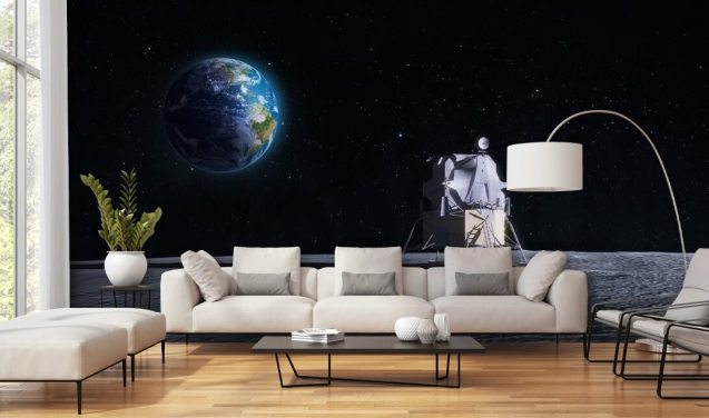 Papel Pintado Moon Landing