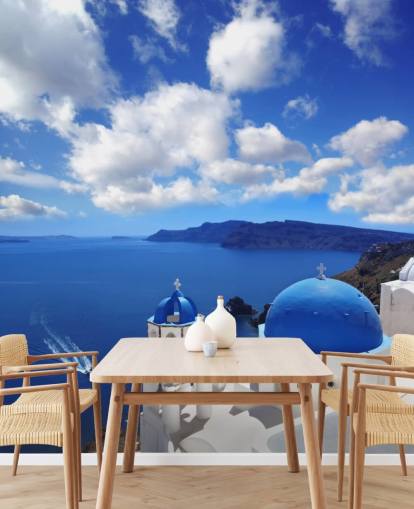 Kirke, Santorini Santorini Church Wallpaper Kirke, Santorini Santorini Church Wallpaper