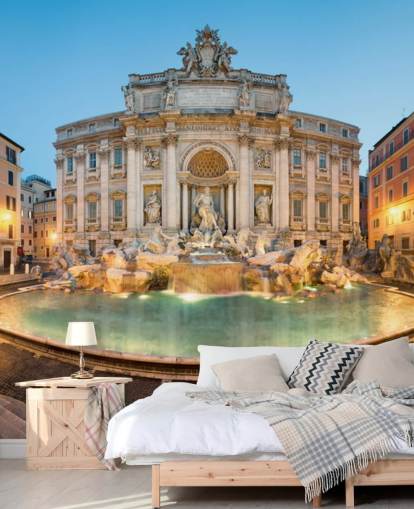 Fontaine de Trevi, Rome, Italie wallpaper Fontaine de Trevi, Rome, Italie wallpaper