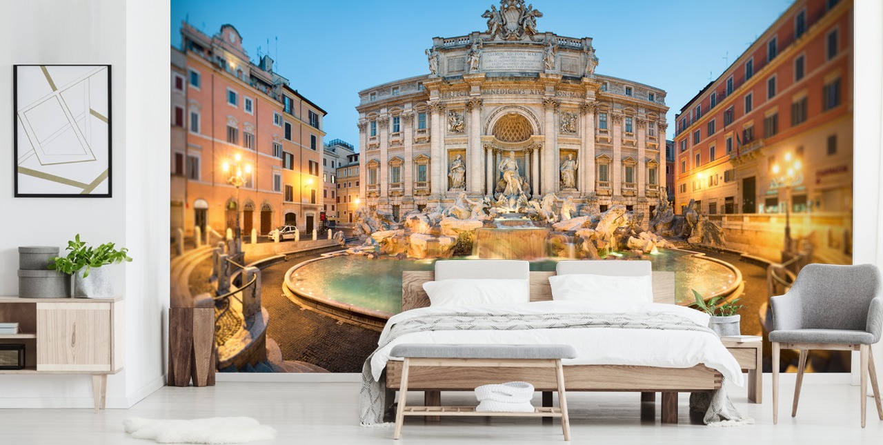 Fontaine de Trevi, Rom, Italien tapet