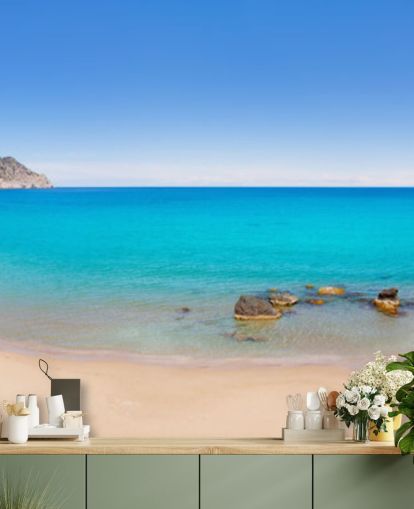 Panoraama rantanäkymä seinämaalaus Panoraama rantanäkymä seinämaalaus