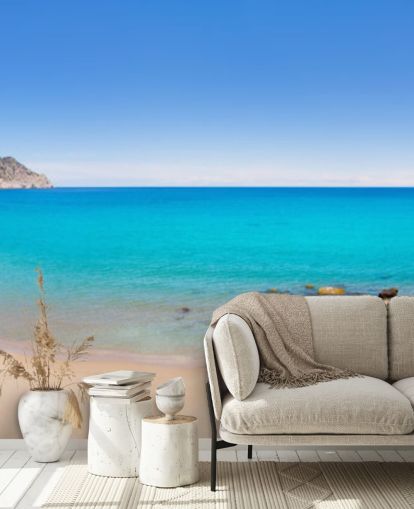 Panoramic Beach View Wall Mural Panoramic Beach View Wall Mural