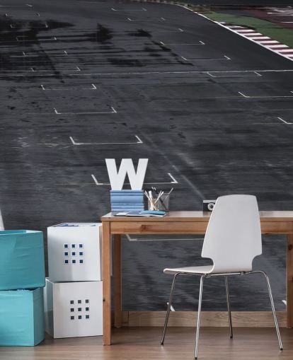 F1 Race Track Inga Bilar Bakgrund F1 Race Track Inga Bilar Bakgrund