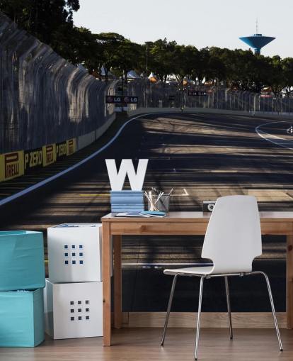 F1-Rennstrecke-Tapete F1-Rennstrecke-Tapete