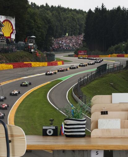 Zoomed Out Image of F1 Race Track Wallpaper Zoomed Out Image of F1 Race Track Wallpaper