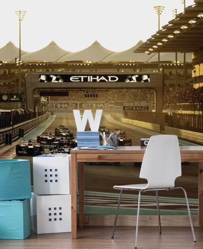 Start av Race Track F1 Bakgrund Start av Race Track F1 Bakgrund