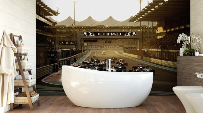 Start van Race Track F1 Wallpaper
