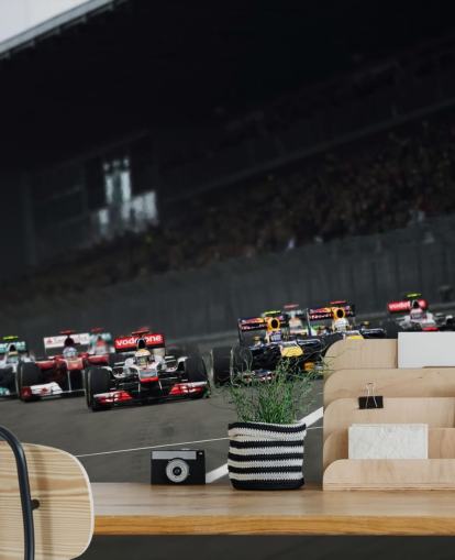 F1 Race Track Wall Mural F1 Race Track Wall Mural