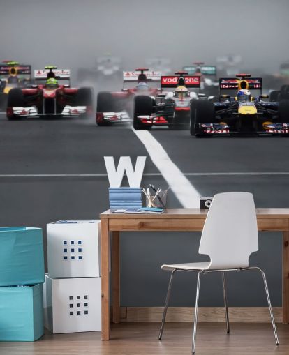 Formula 1 -taustakuvamaalaus nimeltä Unkarin Grand Prix 2011, kirjoittanut Darren Heath makuuhuoneisiin ja kotitoimistoihin Formula 1 -taustakuvamaalaus nimeltä Unkarin Grand Prix 2011, kirjoittanut Darren Heath makuuhuoneisiin ja kotitoimistoihin