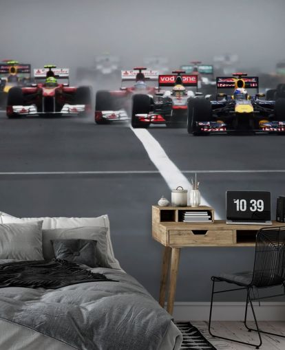 Formel-1-Tapete mit dem Titel Hungarian Grand Prix 2011 von Darren Heath für Schlafzimmer und Heimbüros Formel-1-Tapete mit dem Titel Hungarian Grand Prix 2011 von Darren Heath für Schlafzimmer und Heimbüros