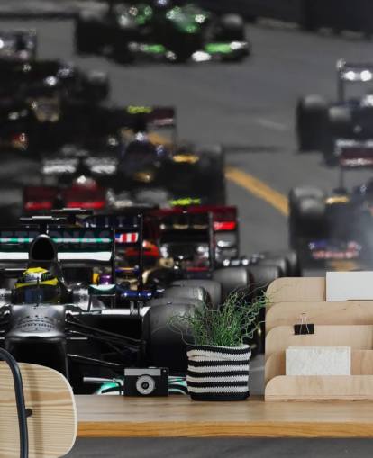 F1 Cars in Race Wallpaper F1 Cars in Race Wallpaper