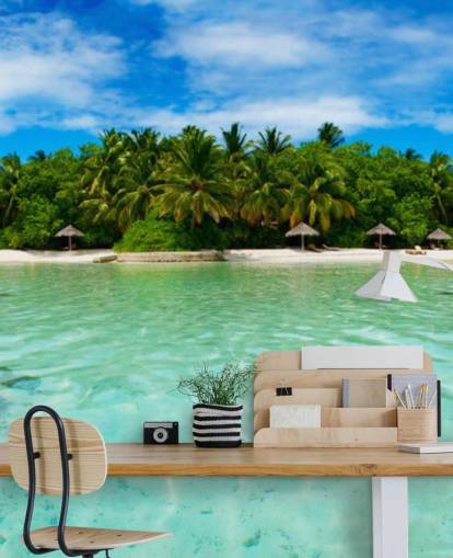 Tropische Insel Beach Fototapete Tropische Insel Beach Fototapete