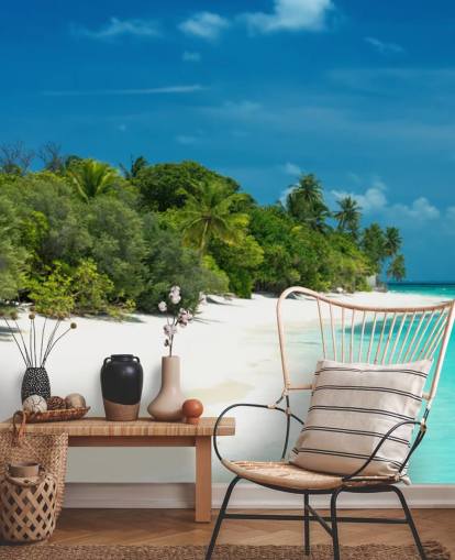 Smukke Maldiverne Beach Mural Smukke Maldiverne Beach Mural