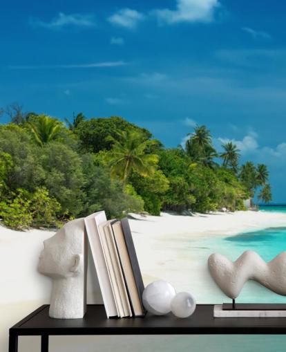 Beautiful Maldives Beach Mural Beautiful Maldives Beach Mural