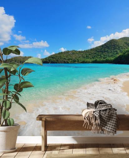 Wunderschönes Strandgemälde auf den Jungferninseln Wunderschönes Strandgemälde auf den Jungferninseln