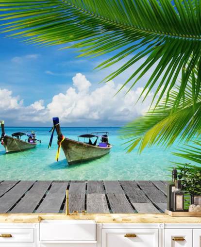 Vue sur la mer tropicale Tropical Sea View Wallpaper Vue sur la mer tropicale Tropical Sea View Wallpaper