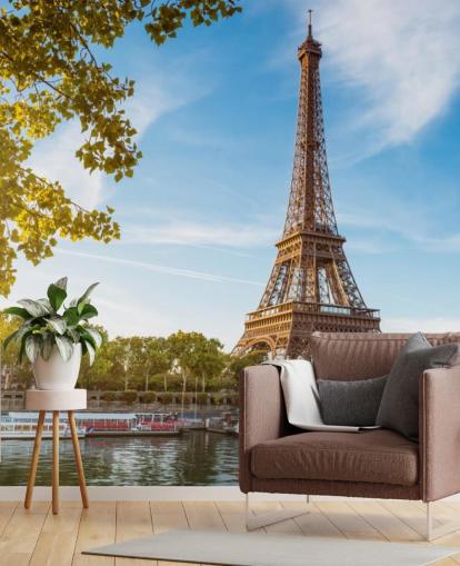 eiffel-torni aurinkoisena päivänä tapetti eiffel-torni aurinkoisena päivänä tapetti