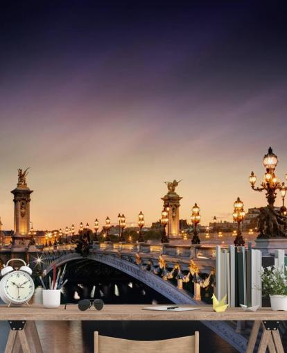 Paris om natten Wallpaper Paris om natten Wallpaper