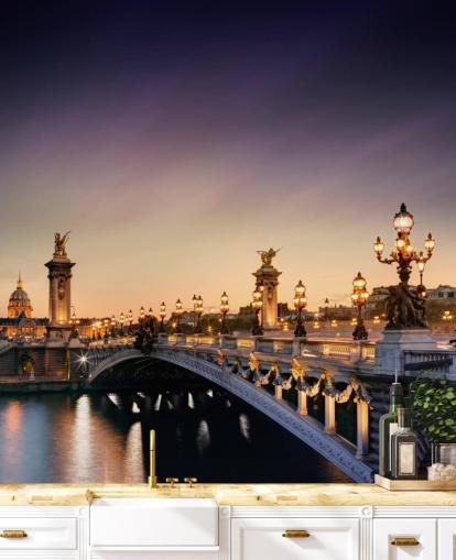 Carta da parati Parigi di notte Carta da parati Parigi di notte