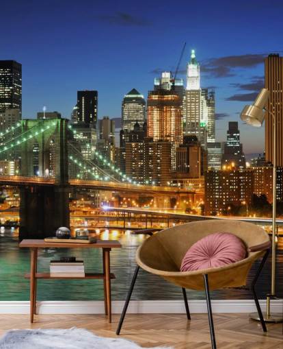 view of brooklyn bridge at night wallpaper view of brooklyn bridge at night wallpaper