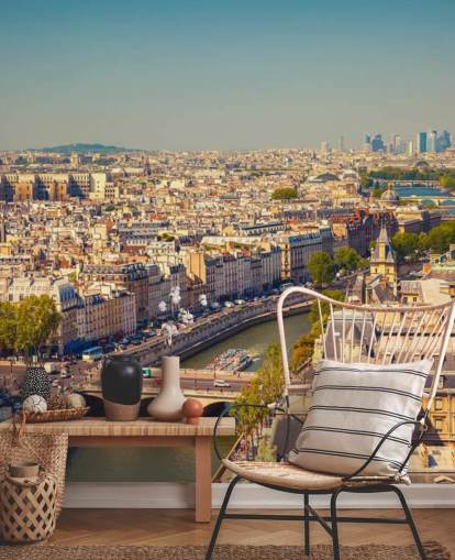 Aerial View of Paris Wallpaper Aerial View of Paris Wallpaper