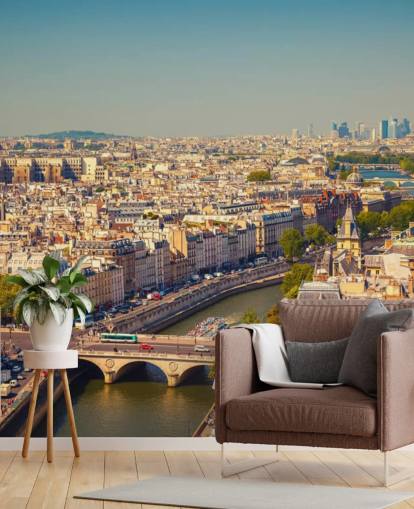 Aerial View of Paris Wallpaper Aerial View of Paris Wallpaper