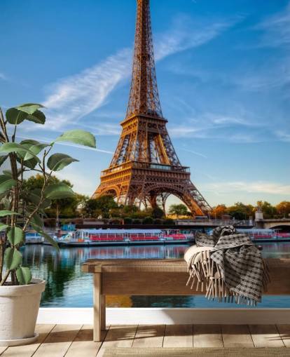 eiffel tower portrait reflecting in water wallpaper eiffel tower portrait reflecting in water wallpaper
