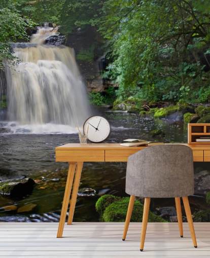 Geheime Woodland Wasserfall Tapete Geheime Woodland Wasserfall Tapete