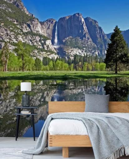 Lake and Mountain View Wall Mural Lake and Mountain View Wall Mural