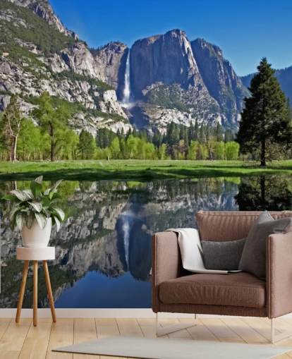 Lake and Mountain View Wall Mural Lake and Mountain View Wall Mural