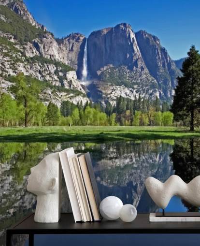 Lake and Mountain View Wall Mural Lake and Mountain View Wall Mural