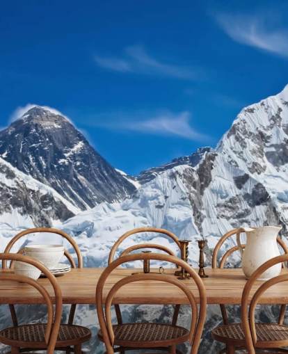 Papel de parede Snowy Mountain Papel de parede Snowy Mountain