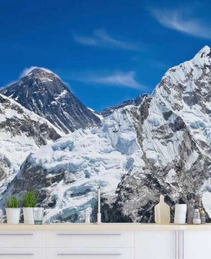 Papel de parede Snowy Mountain Papel de parede Snowy Mountain