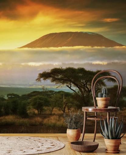 Mount Kilimanjaro above Clouds Wall Mural Mount Kilimanjaro above Clouds Wall Mural