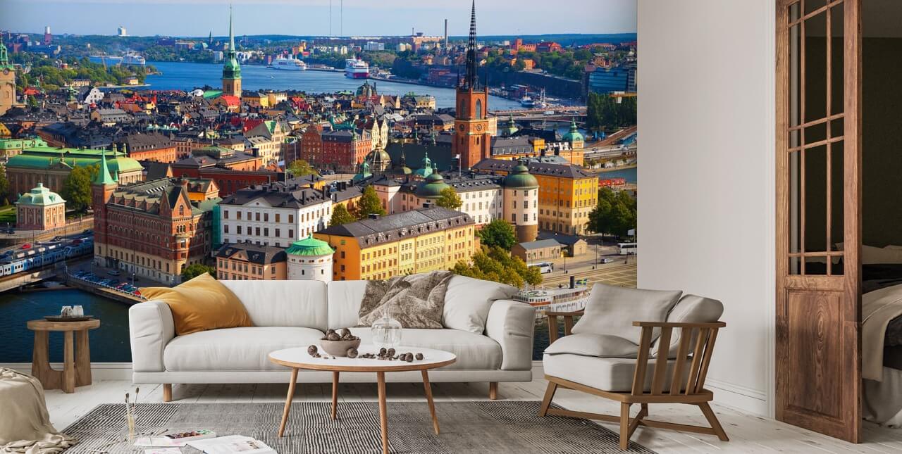 Stockholm Wallpaper Mural | Wallsauce US