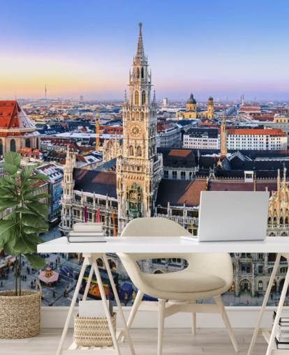 Historisk München Tyskland Baggrund Historisk München Tyskland Baggrund