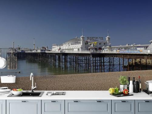 Brighton Pier on a Sunny Day Wallpaper