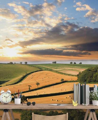 Sunset Landscape Countryside Wallpaper Sunset Landscape Countryside Wallpaper