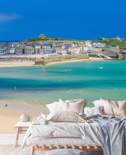 Papier peint plage panoramique de St Ives Papier peint plage panoramique de St Ives