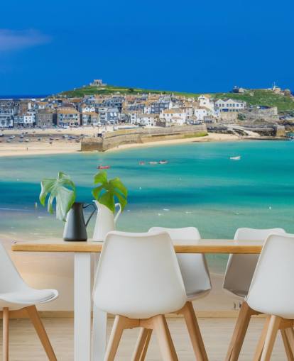 St Ives Panoramic Beach Taustakuva St Ives Panoramic Beach Taustakuva
