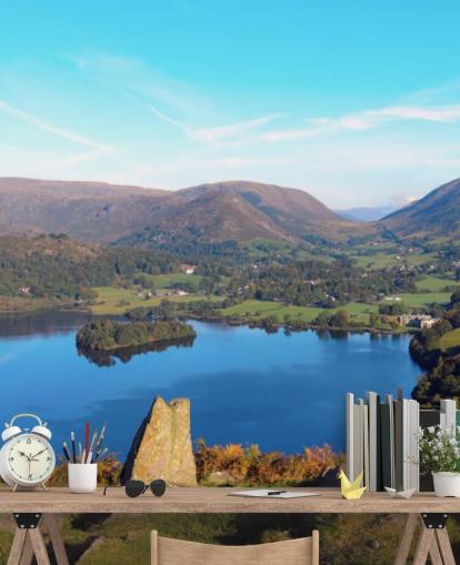 Lake Countryside Wall Mural Lake Countryside Wall Mural