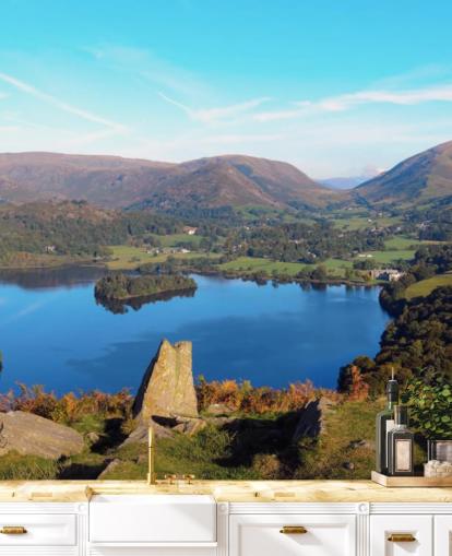 Décoration murale de la campagne du lac Décoration murale de la campagne du lac