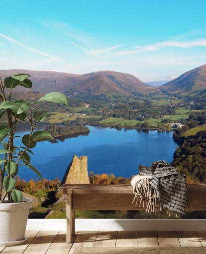 Lake Countryside -seinämaalaus Lake Countryside -seinämaalaus