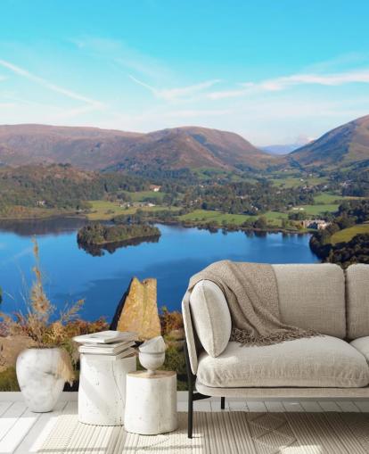 Grasmere from Loughrigg Fell Lake Wallpaper Grasmere from Loughrigg Fell Lake Wallpaper